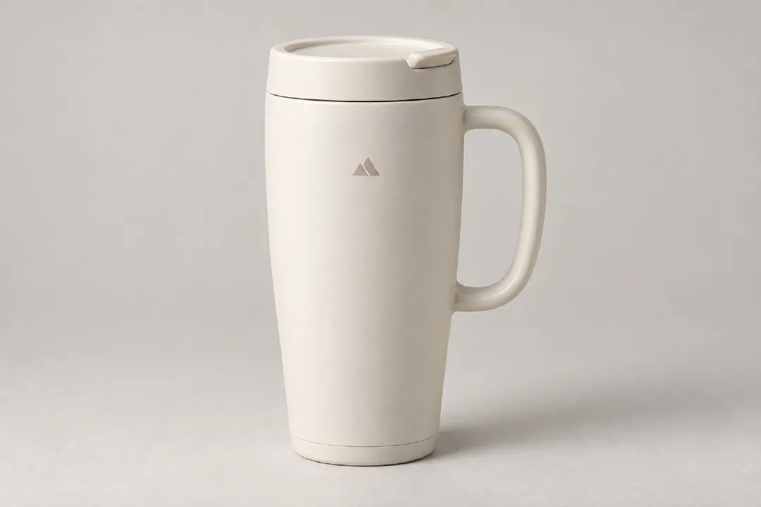 Clean ecommerce product master for the ivory travel mug