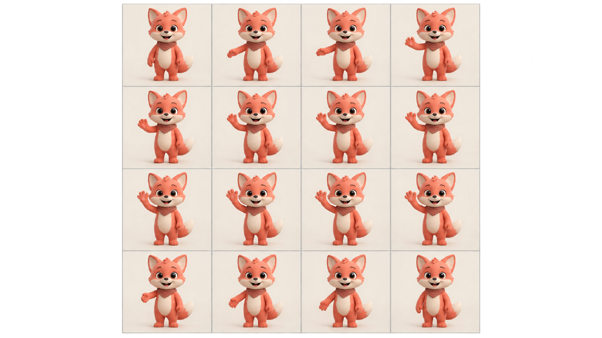 Turn a motion grid into reusable frames