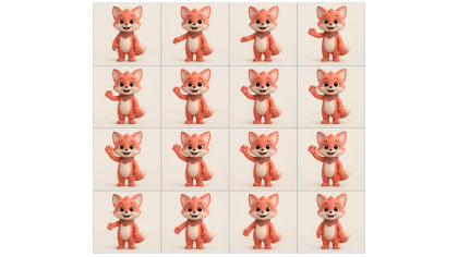 GPT Image 2.5: sprites, división de fotogramas y anclas estables