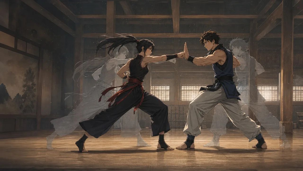 Cómo coreografiar peleas con clips de maniquíes: escenas de acción de dos cuerpos para anime IA