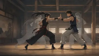 Cómo coreografiar peleas con clips de maniquíes: escenas de acción de dos cuerpos para anime IA