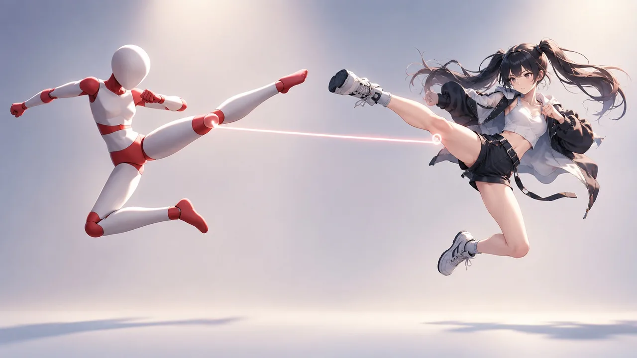 Referencia de danza con maniquí: cómo convertir un clip en blanco en un video anime de danza con IA