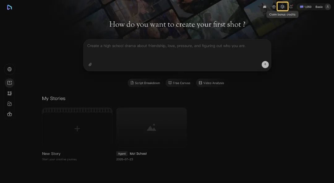 Claim Bonus Credit Image