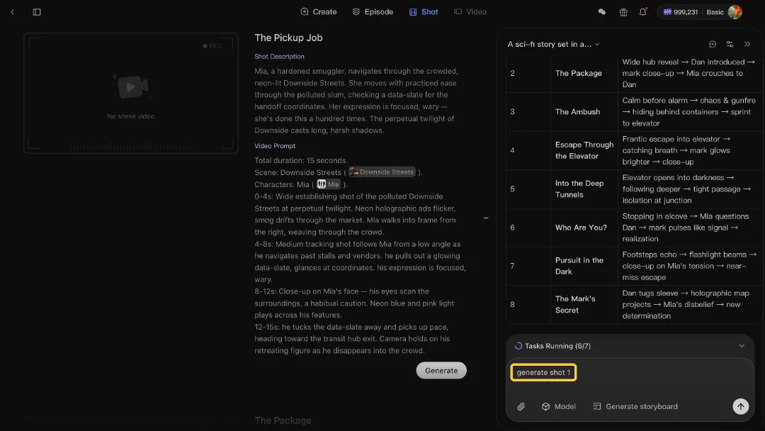 Video Generation Page