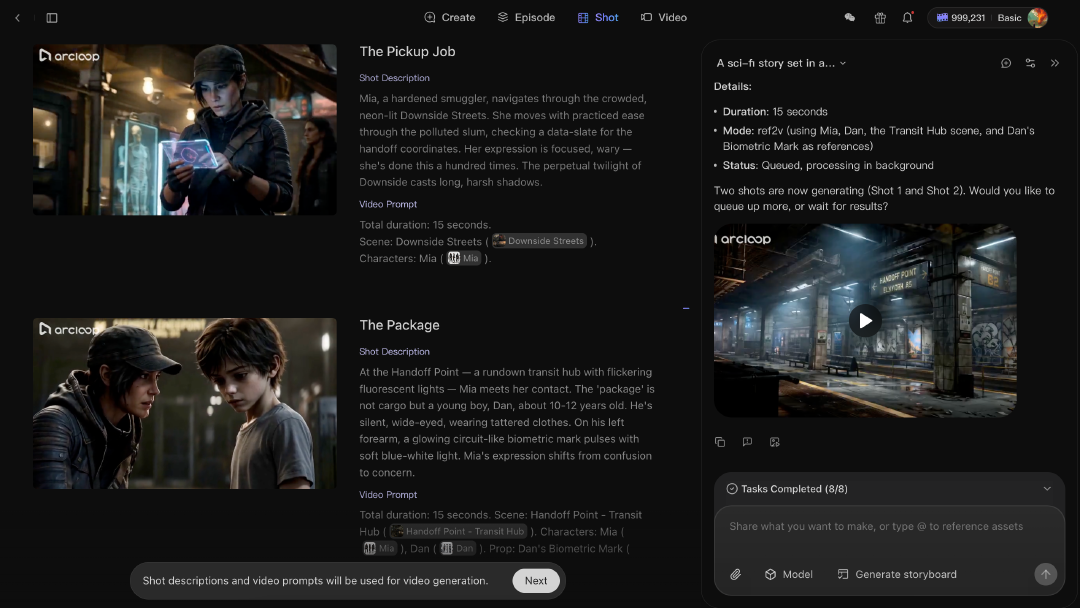 Video Info Page
