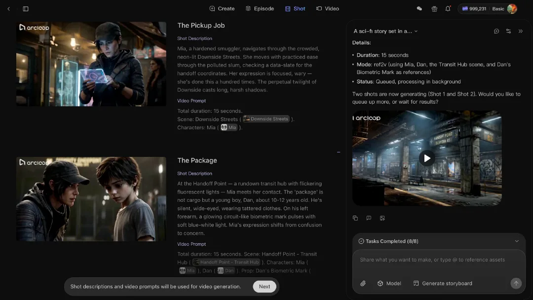 Video Info Page