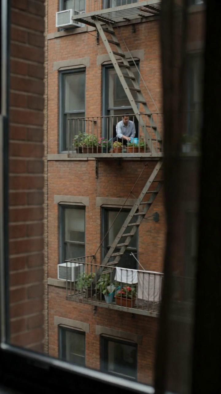 Cinematic Window Observation Suspense Shot template preview