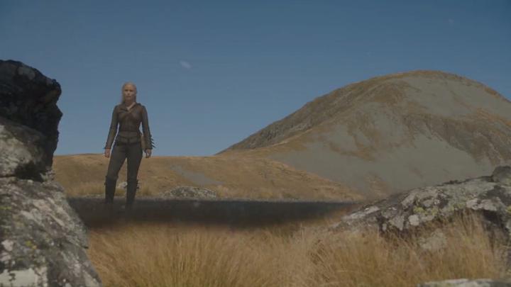Plantilla de video IA de fantasia de domadora de dragon