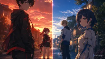 Four Characters in One Frame, Each Still Readable
