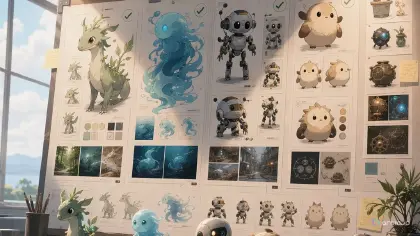 Diseñar personajes no humanos que aún funcionen como parte del reparto