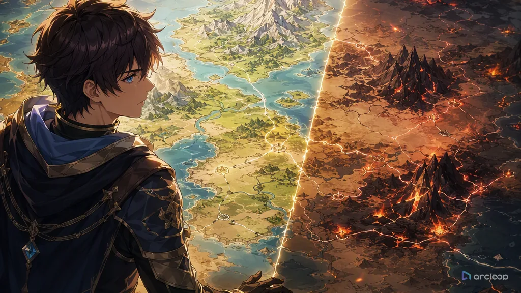 Cómo dibujar un mapa de mundo anime que se pueda leer