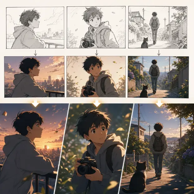 Keeping Continuity Between Storyboard Panels