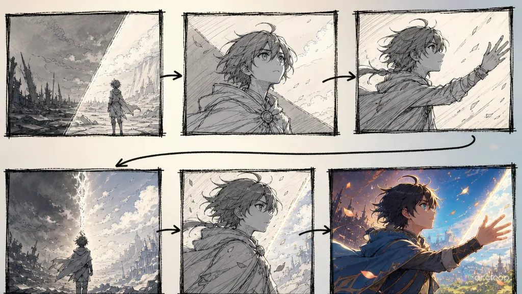 AI Storyboards y listas de shots por escena