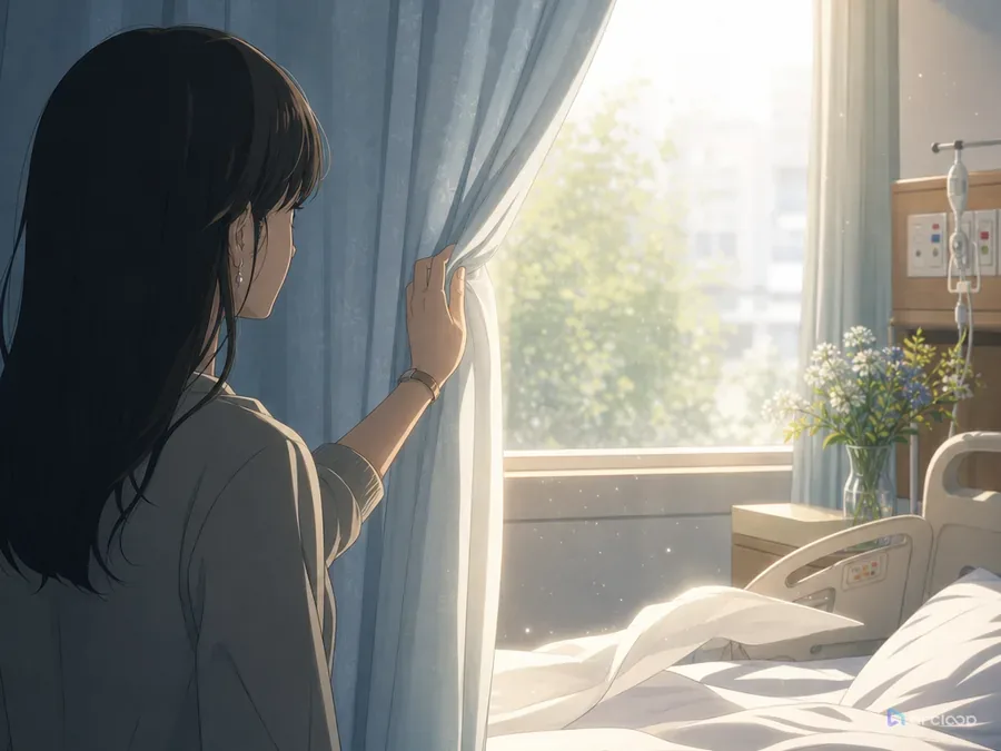 Hospital Curtain Morning Light