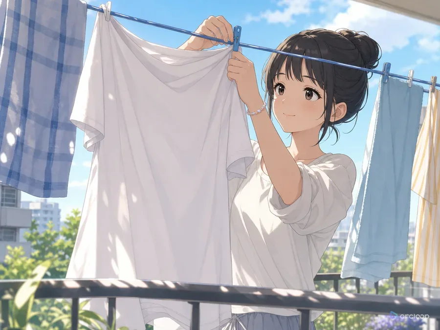 Laundry Line Shirt Clip