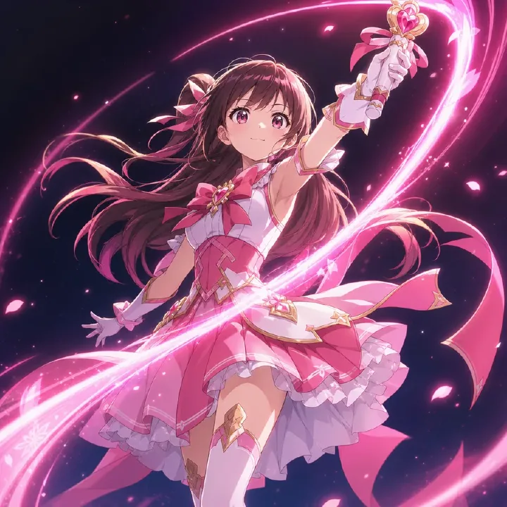 Magical Girl Transform in One Sweep