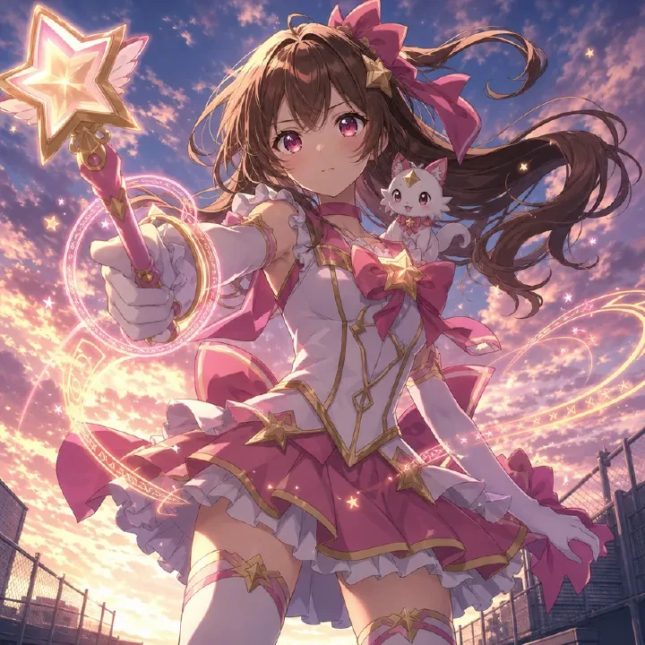 Magical Girl Transformation Burst